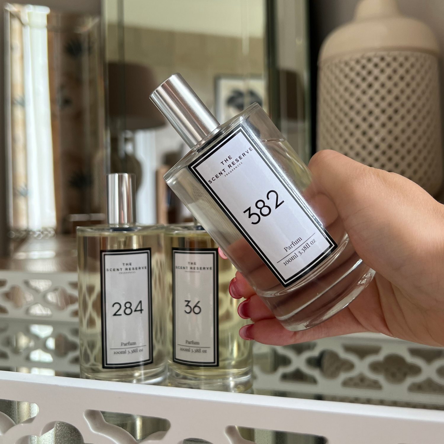 4 x 3.38oz Perfume Bottles