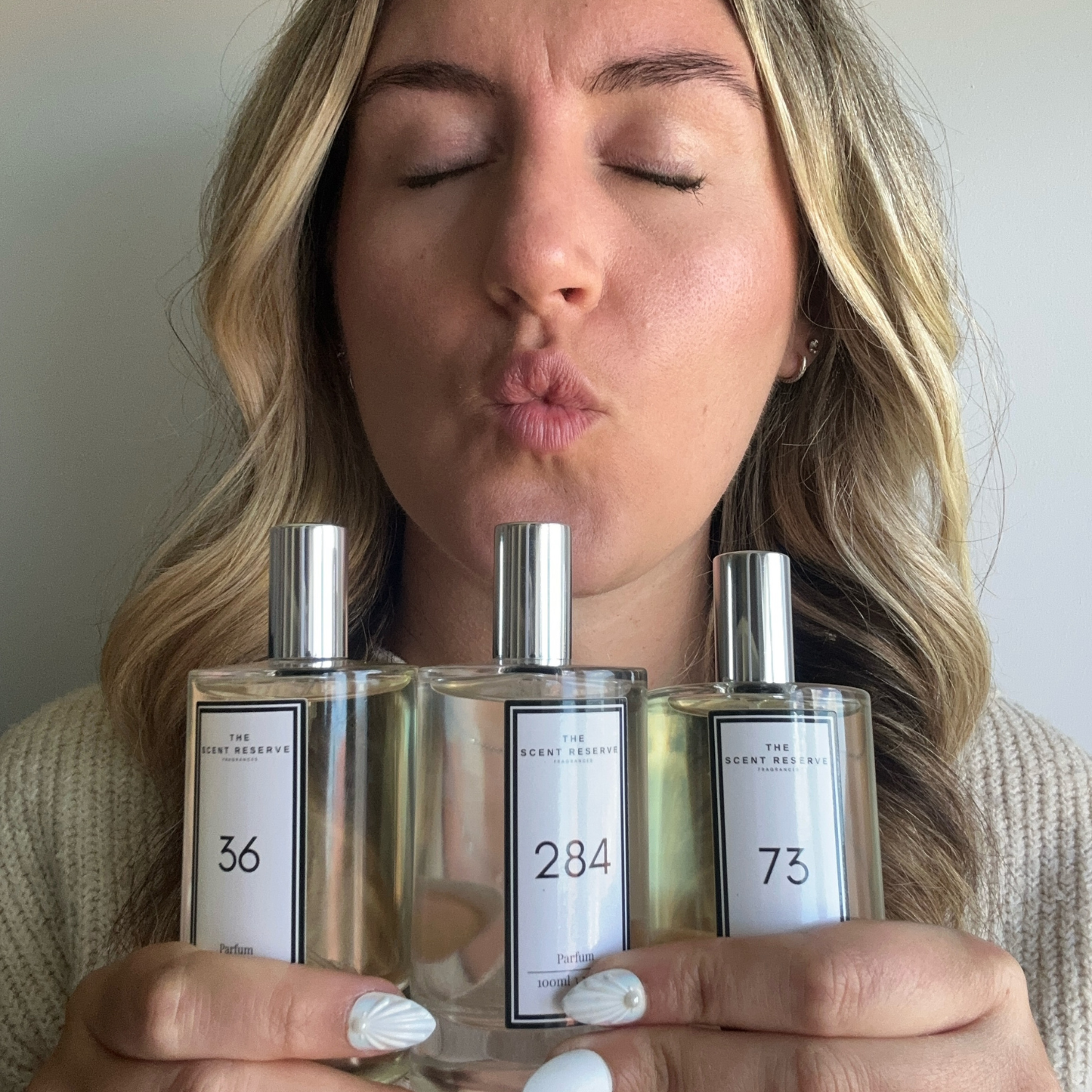 4 x 3.38oz Perfume Bottles